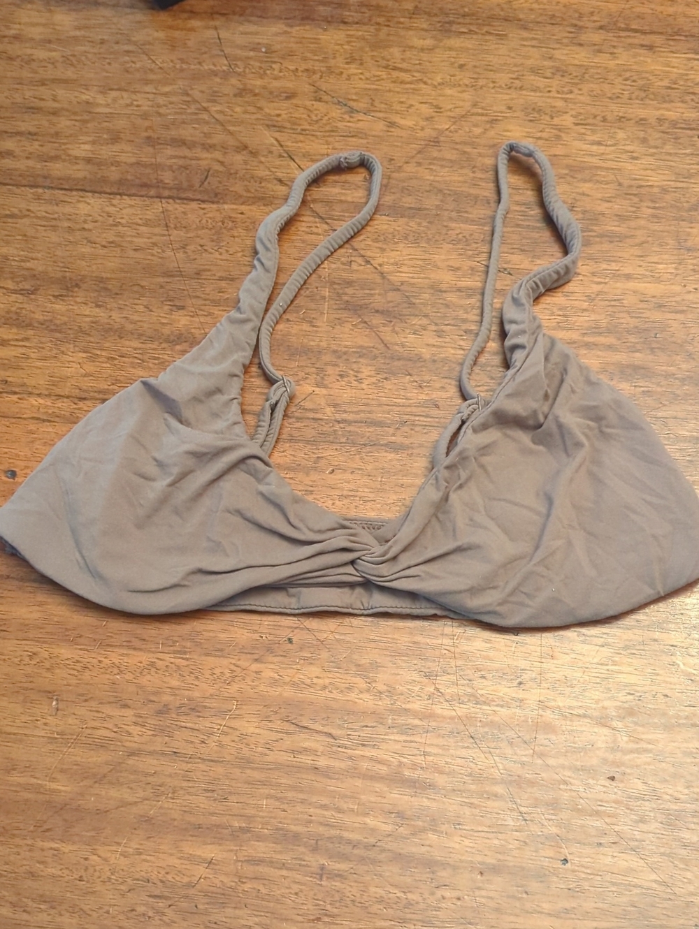 SKIMS Taupe Soft Knot Bralette